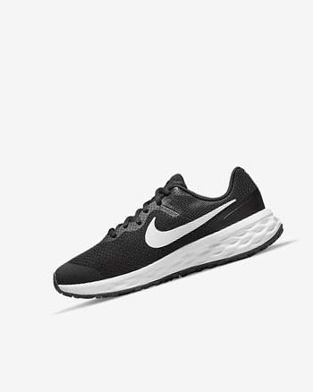 Nike Revolution 6 Negros Grises Oscuro Blancos | MX 5475